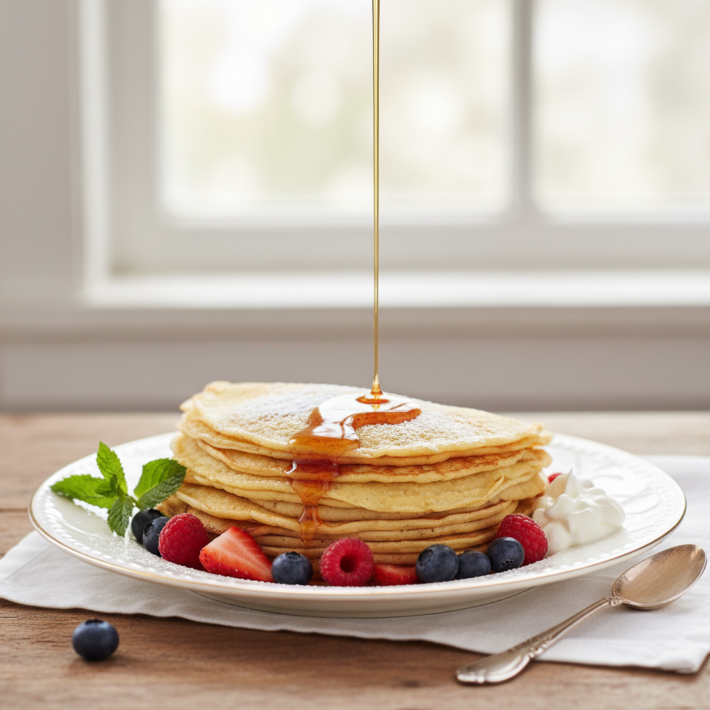 Photo de Recette des crêpes sans œufs légères et inratables