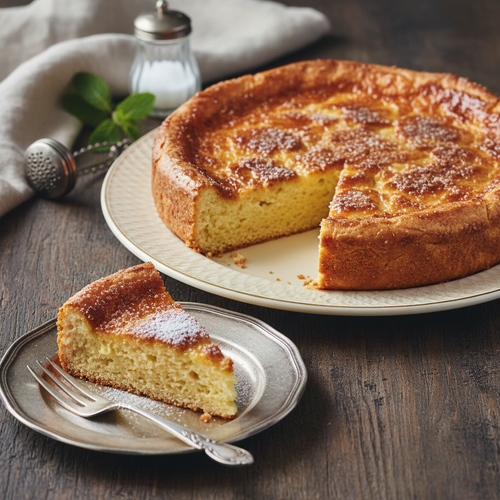Photo de Recette de la tarte au sucre du Nord moelleuse et briochée