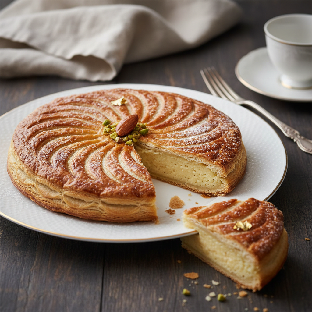 Photo de Recette de galette des rois à la frangipane onctueuse