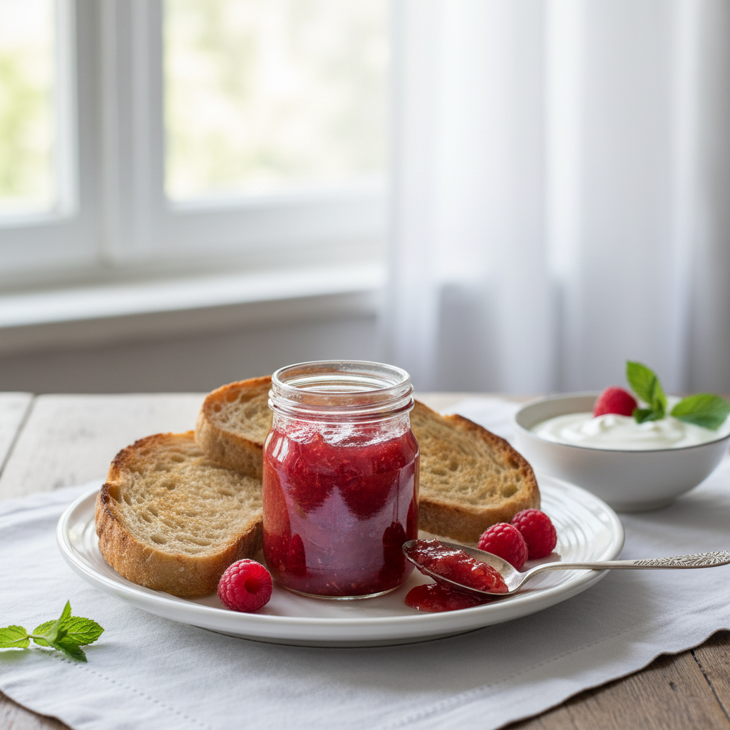 Photo de Recette de confiture de rhubarbe maison ultra fruitée