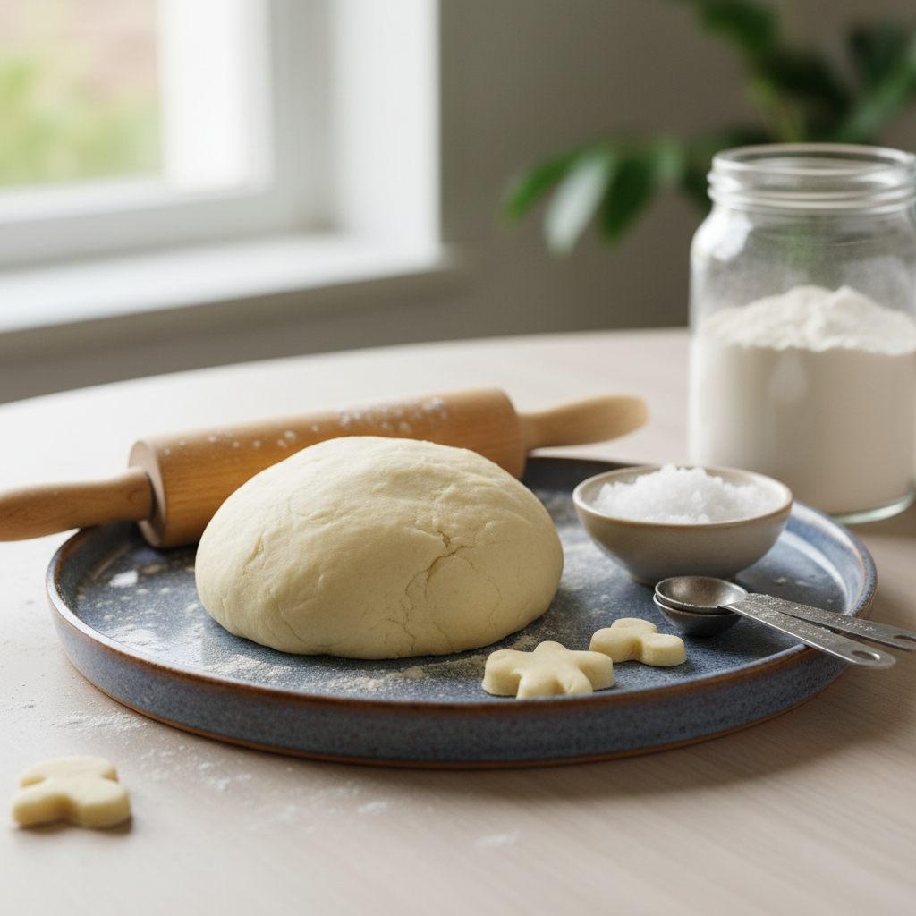 Photo de Recette de la pâte à sel souple et facile à modeler