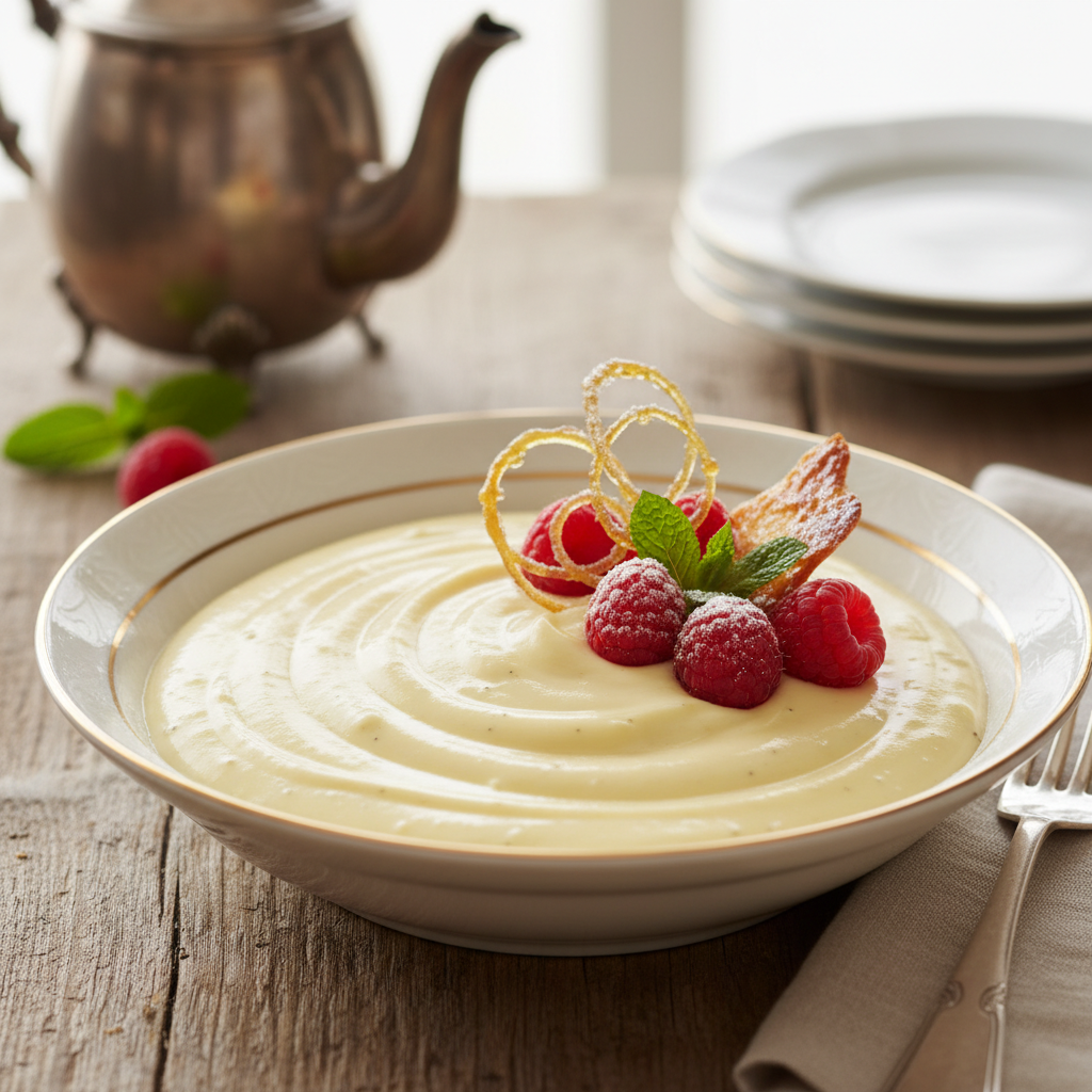 Photo de Recette de crème pâtissière onctueuse à la vanille