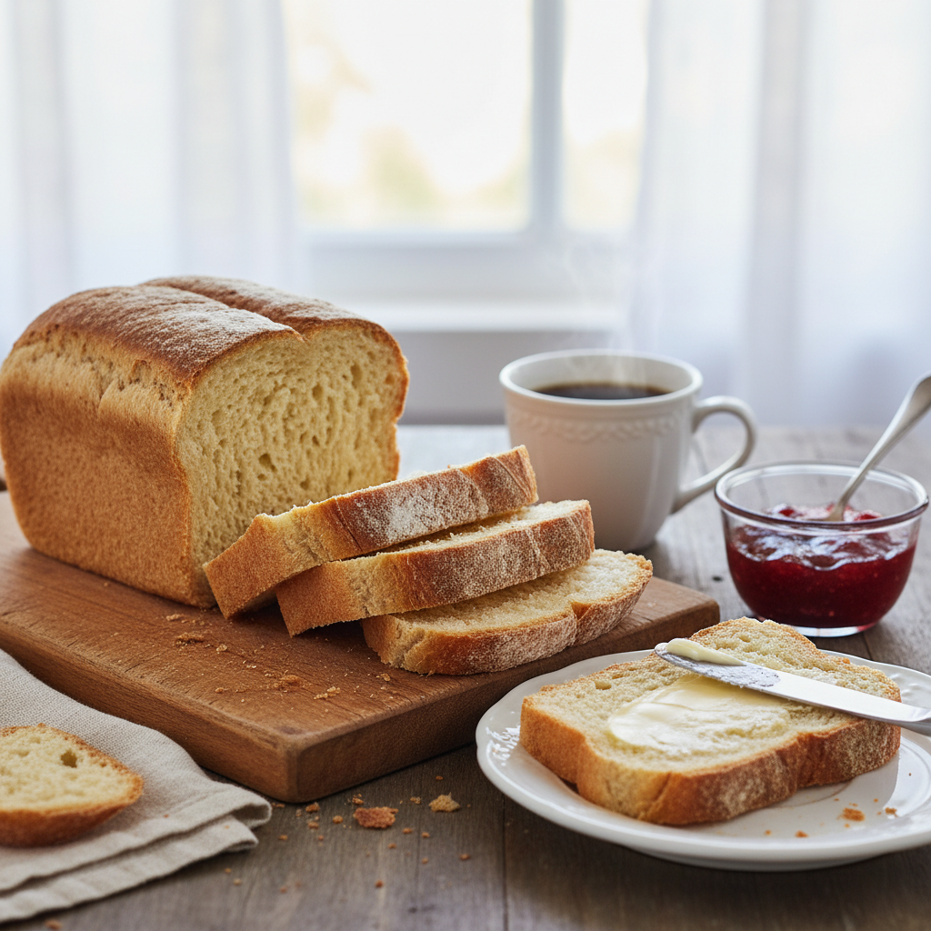 Photo de Recette du pain de mie artisanal à la mie filante