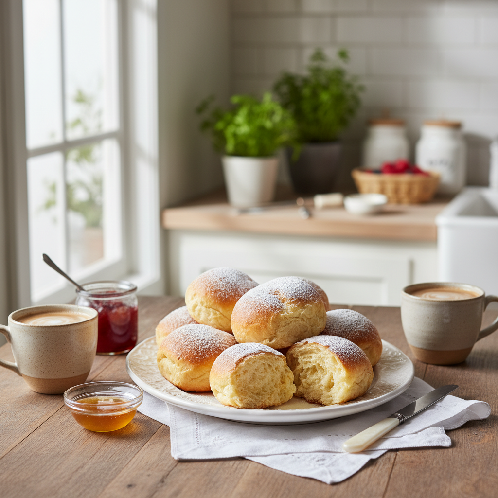 Photo de Recette des pains au lait moelleux comme à la boulangerie
