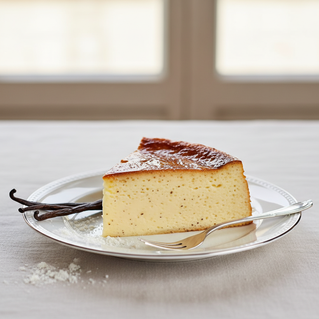 Photo de Recette du flan pâtissier à la vanille onctueux