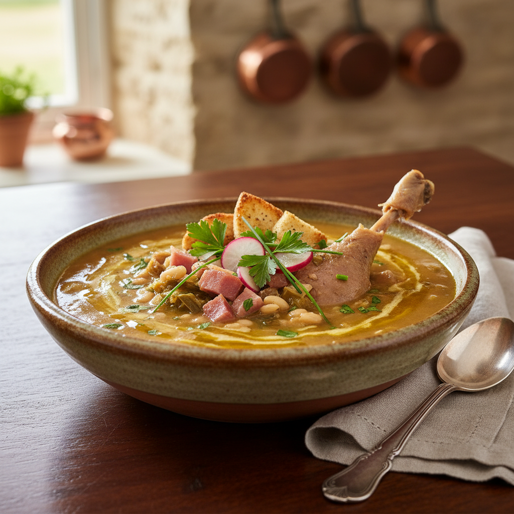 Photo de Recette de garbure landaise généreuse et réconfortante