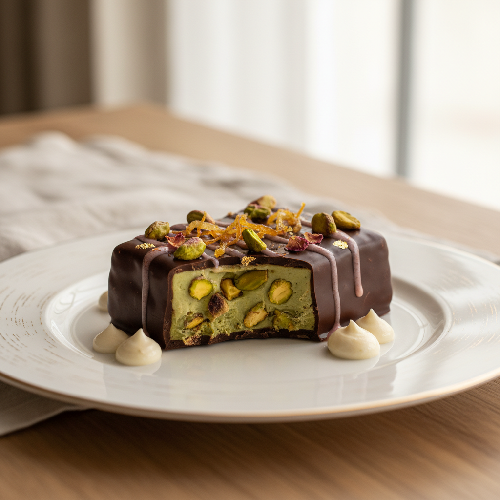 Photo de Recette de la tablette de chocolat Dubai façon grand chef