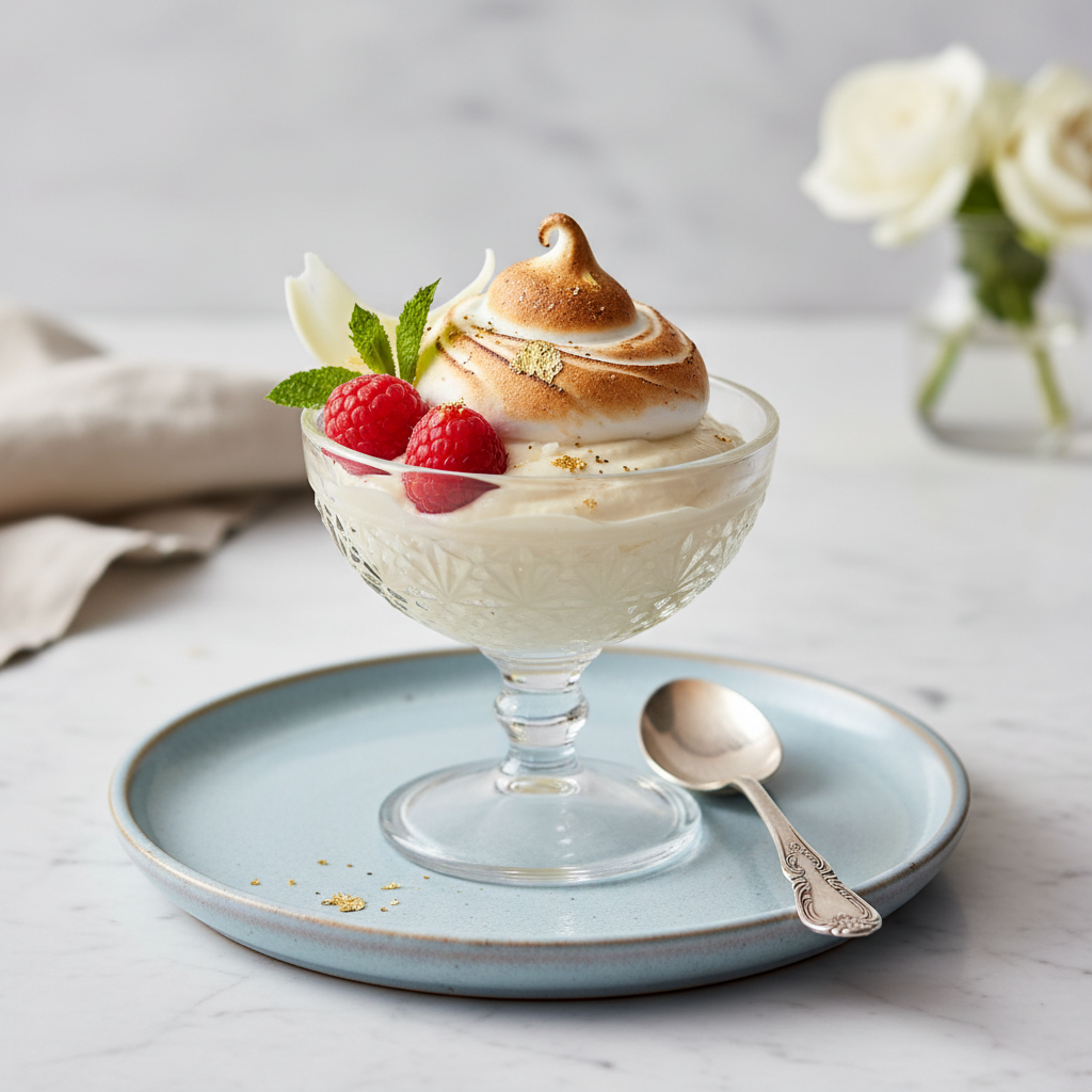 Photo de Recette d'une crème diplomate aérienne à la vanille