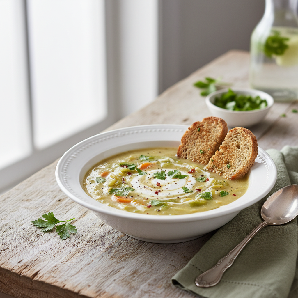 Photo de Recette de la soupe au chou minceur et détoxifiante