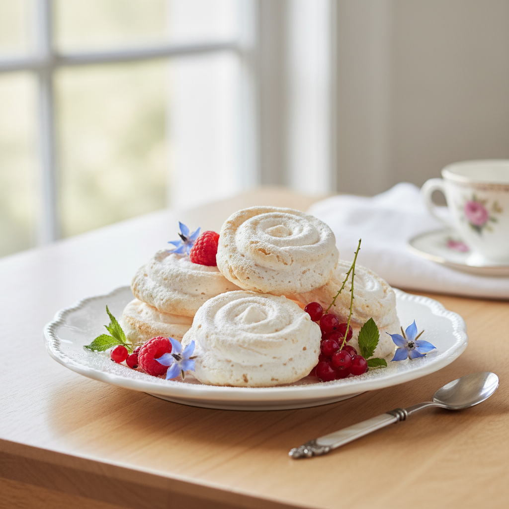Photo de Recette de meringues françaises légères et inratables