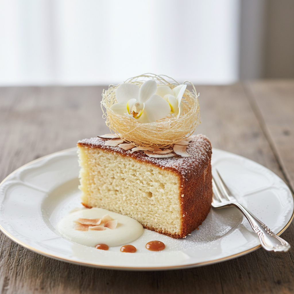 Photo de Recette de gâteau à la noix de coco fondant et parfumé