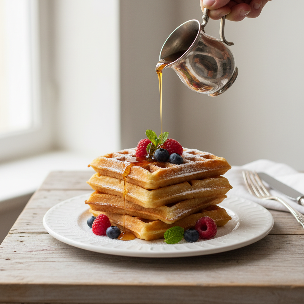 Photo de Recette de gaufres au Thermomix rapides et inratables