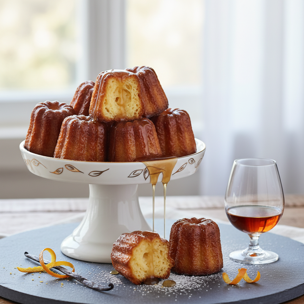 Photo de Recette des cannelés bordelais traditionnels au vieux rhum