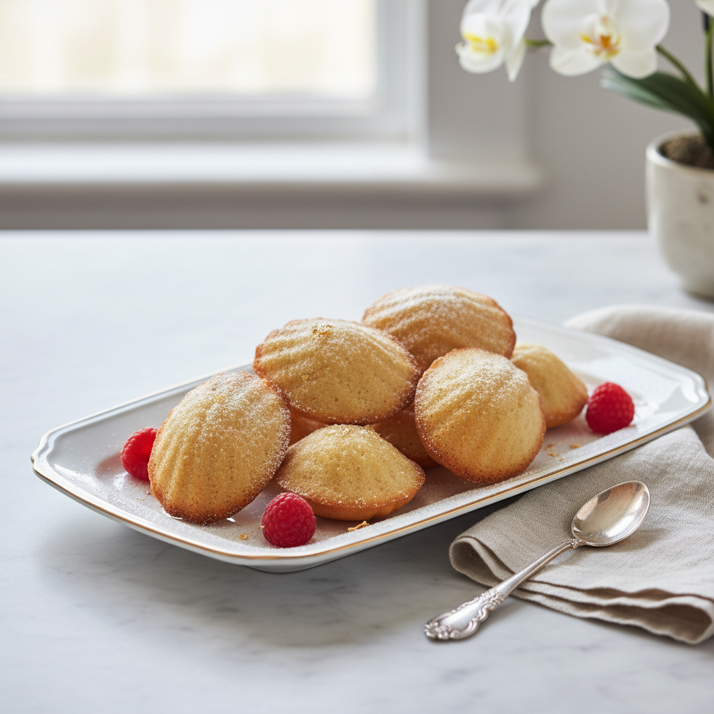 Photo de Recette de madeleines à l'ancienne et leur bosse parfaite