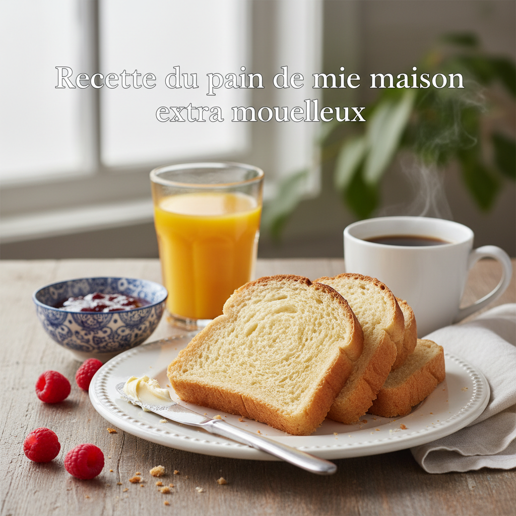 Photo de Recette du pain de mie maison extra moelleux