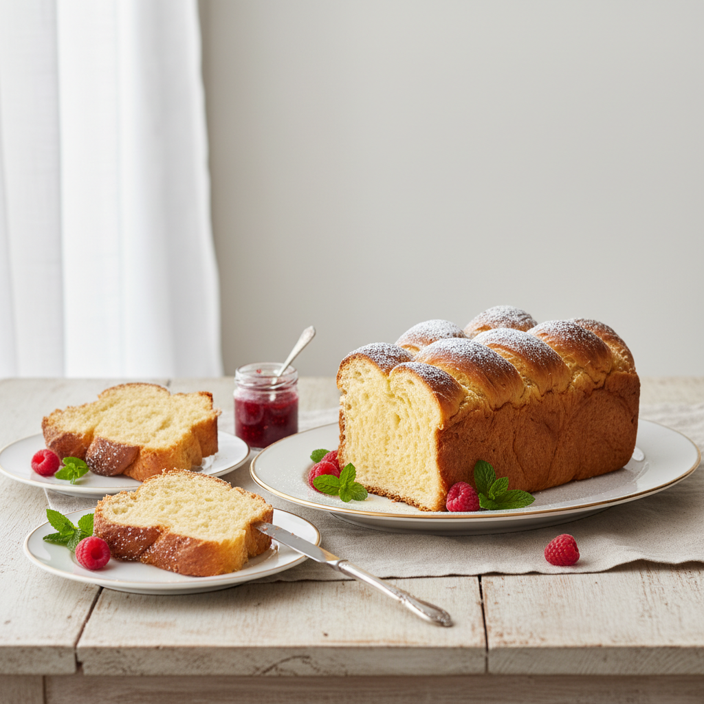 Photo de Recette de la brioche au beurre facile et inratable