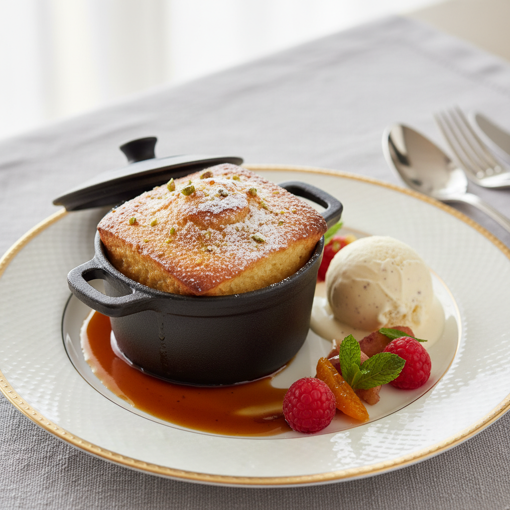 Photo de Recette du filet mignon moelleux en cocotte et jus réduit