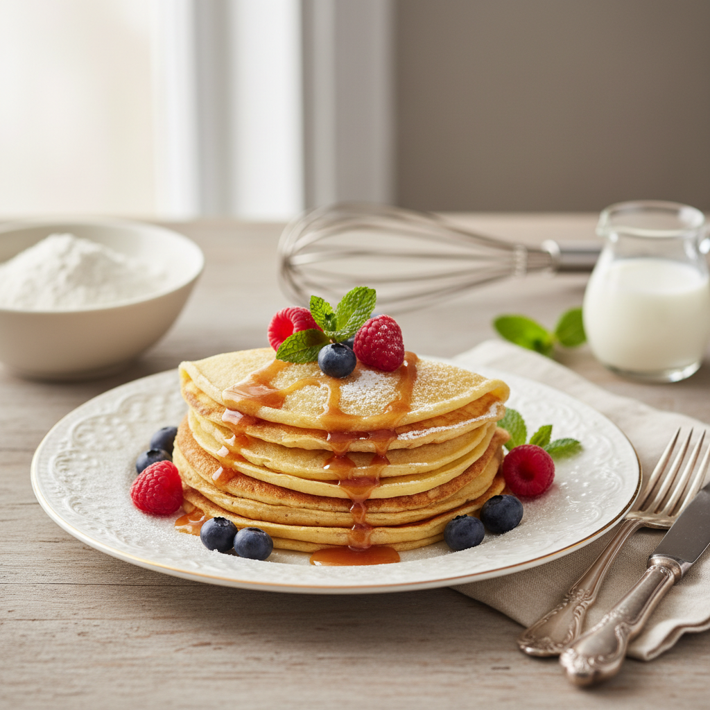 Photo de Recette de pâte à crêpes traditionnelle et inratable
