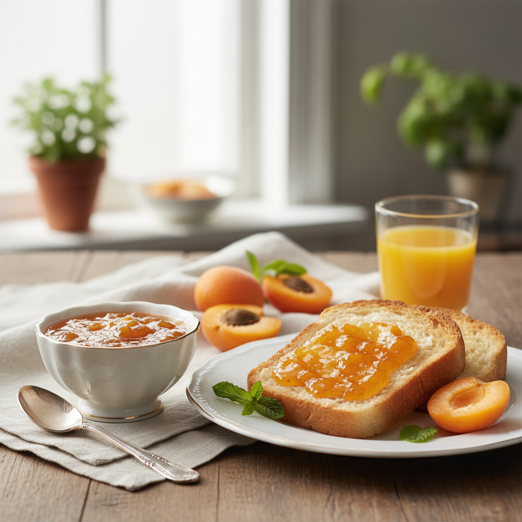 Photo de Recette d'une confiture d'abricots onctueuse et parfumée