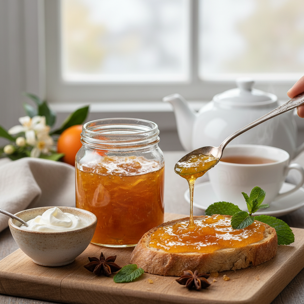 Photo de Recette de confiture d'orange à l'ancienne maison