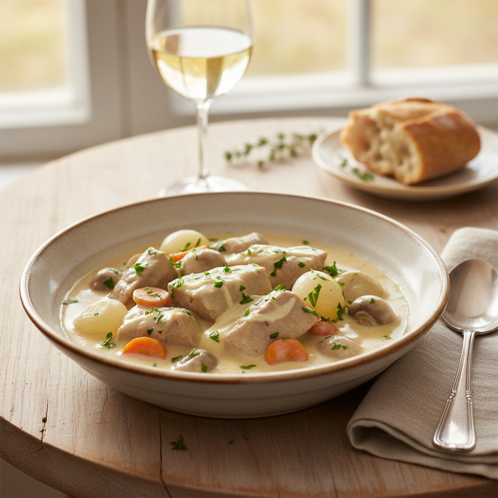 Photo de Recette de blanquette de veau fondante et inratable