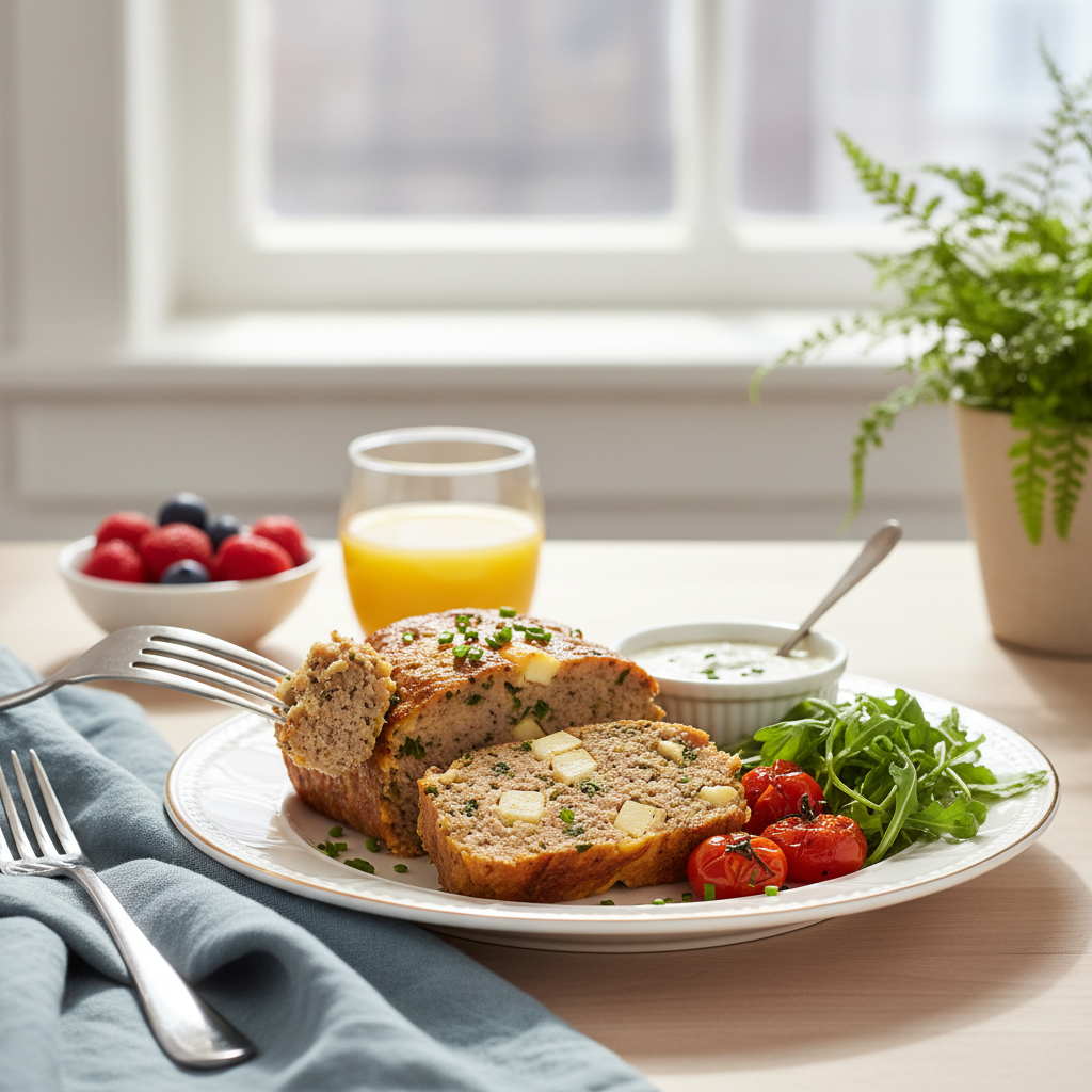 Photo de Recette du pain de viande savoureux pour le petit-déjeuner