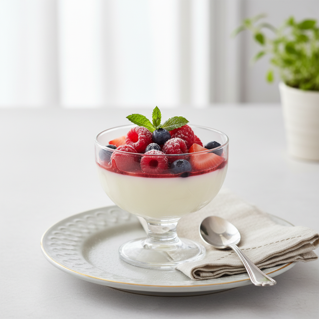 Photo de Recette de panna cotta italienne onctueuse et rapide