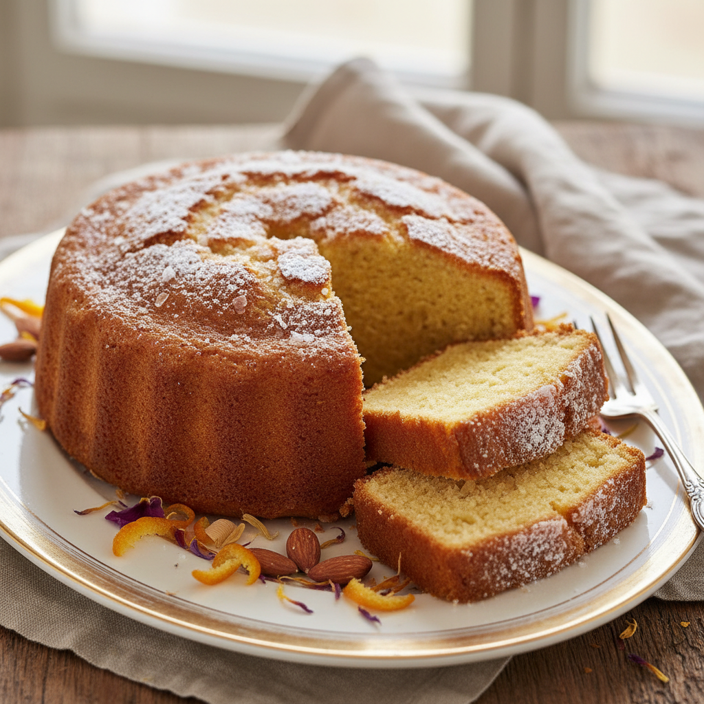 Photo de Recette du quatre-quart moelleux à la fleur de sel