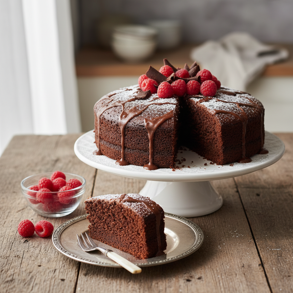 Photo de Recette du gâteau au chocolat moelleux et rapide