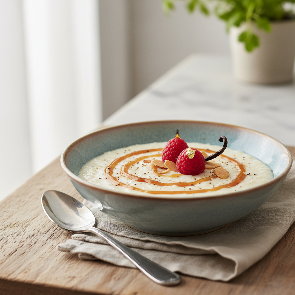 Photo de Recette du riz au lait facile et onctueux à la vanille
