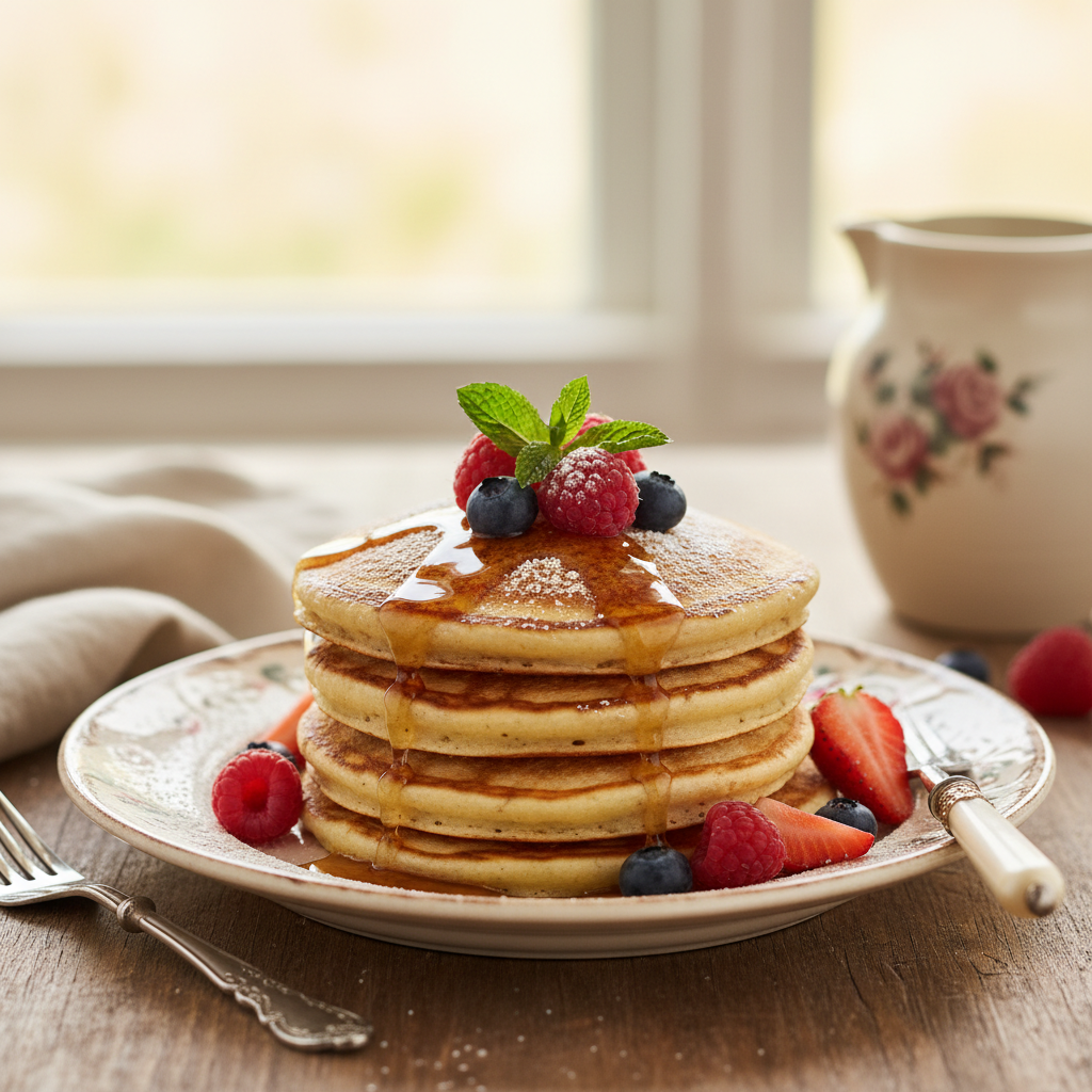 Photo de Recette de pancakes ultra moelleux façon grand-mère