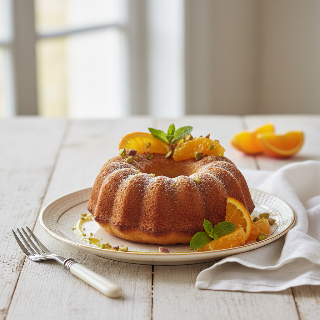 Photo de Recette de gâteau facile à l'orange et huile d'olive