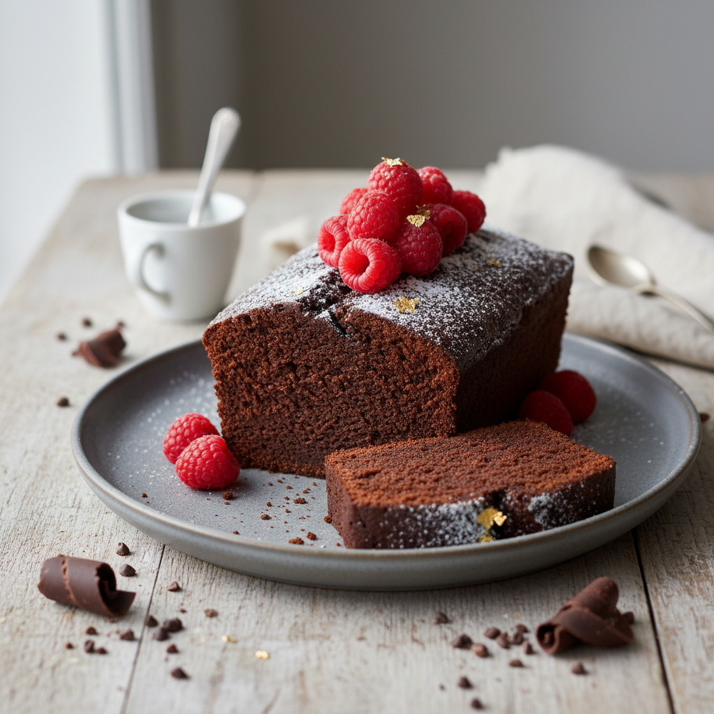 Photo de Recette du cake au chocolat noir extra moelleux
