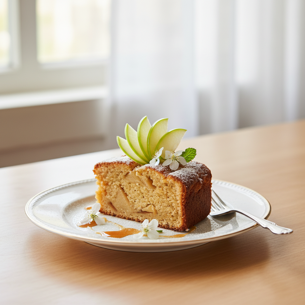 Photo de Recette de gâteau au yaourt aux pommes ultra fondant
