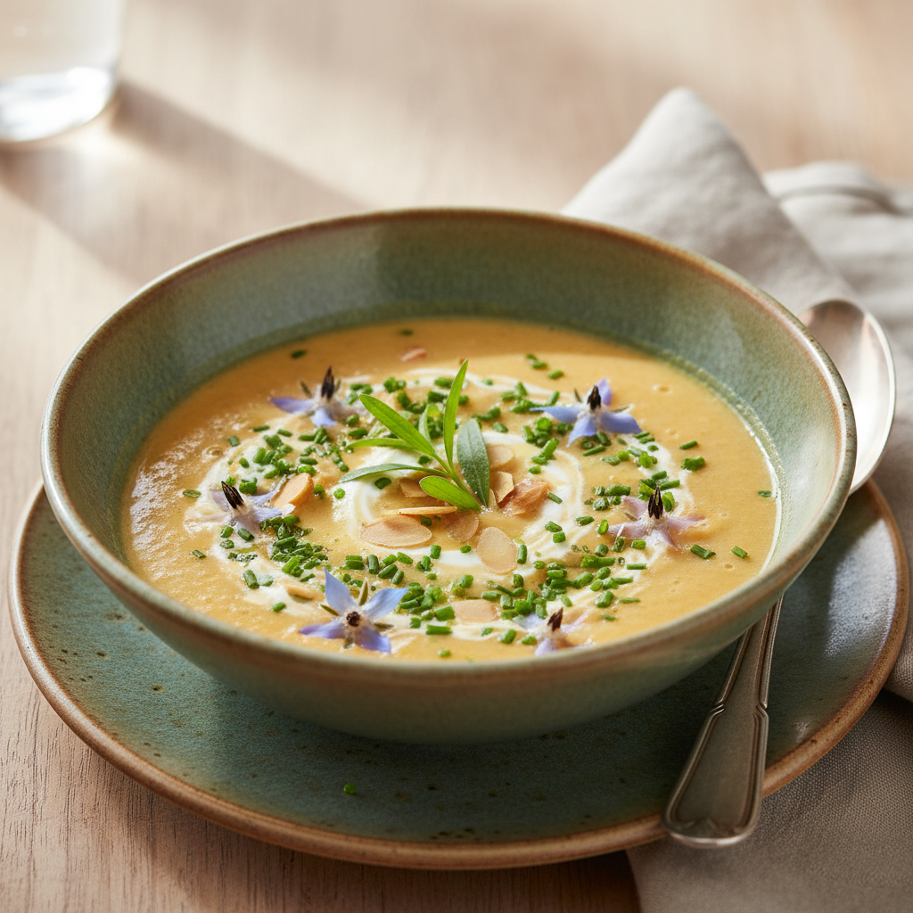 Photo de Recette de soupe angevine traditionnelle et pétillante