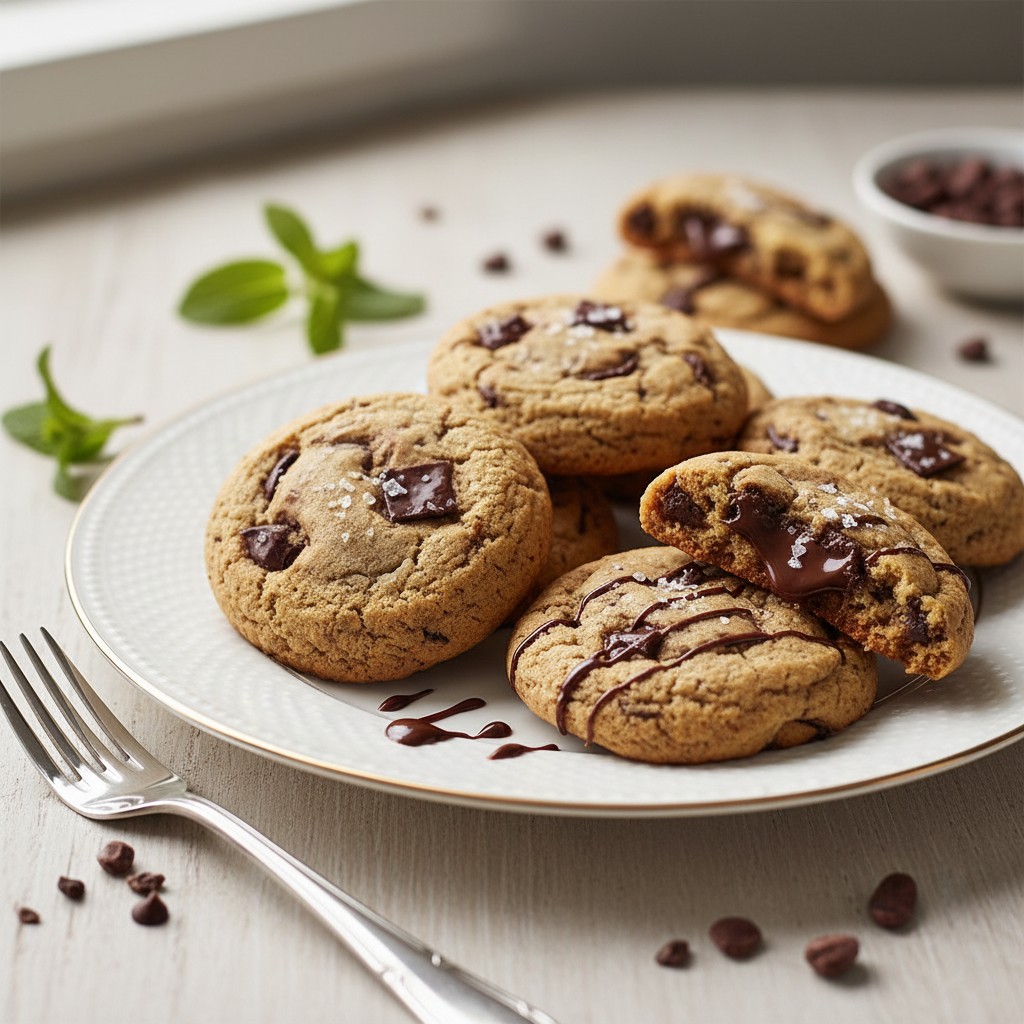 Photo de Recette des cookies moelleux de Cyril Lignac au chocolat