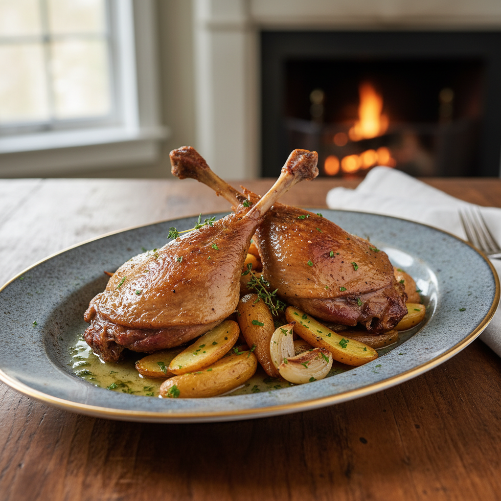 Photo de Recette de cuisses de canard confites à l'ancienne