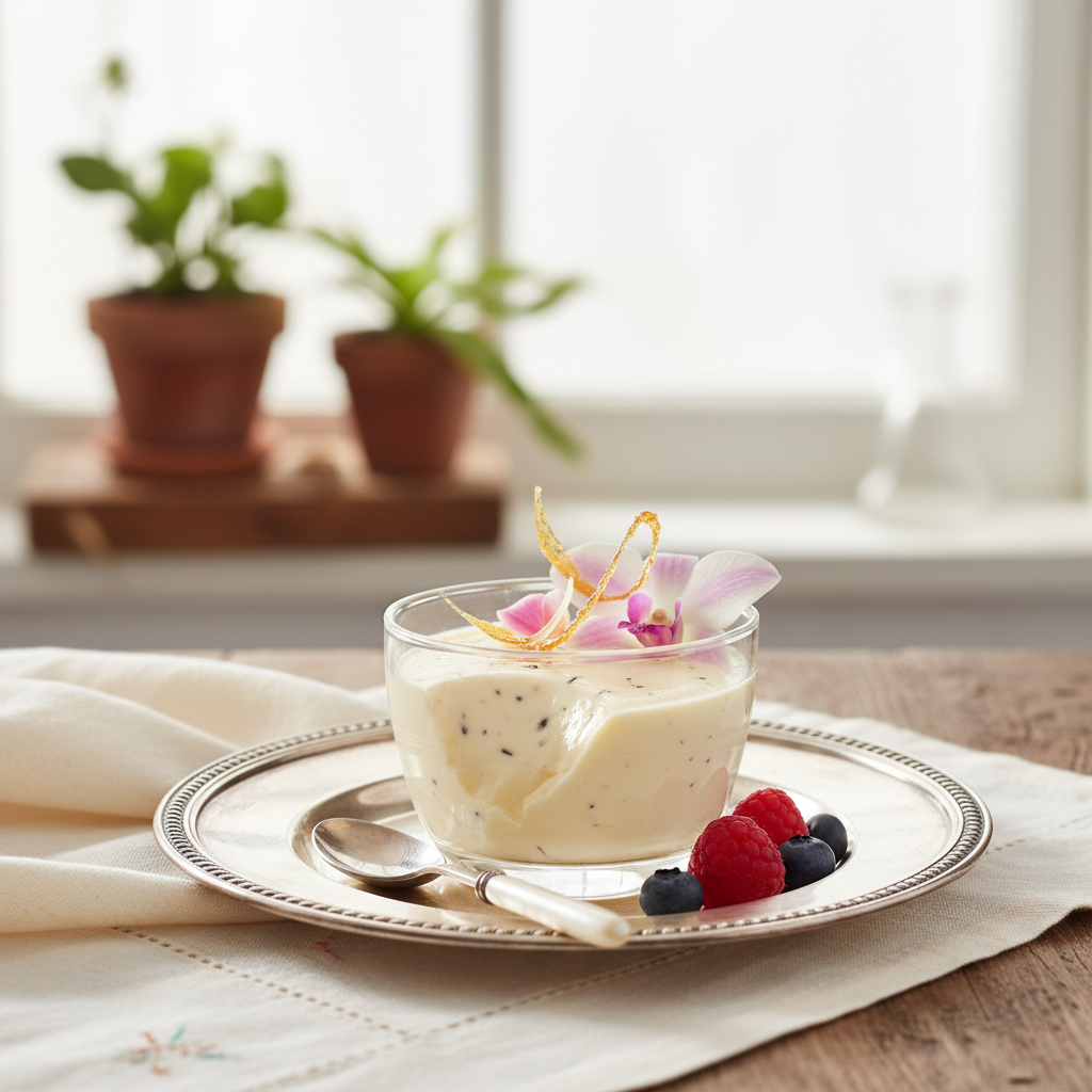 Photo de Recette de panna cotta fondante à la vanille de Madagascar