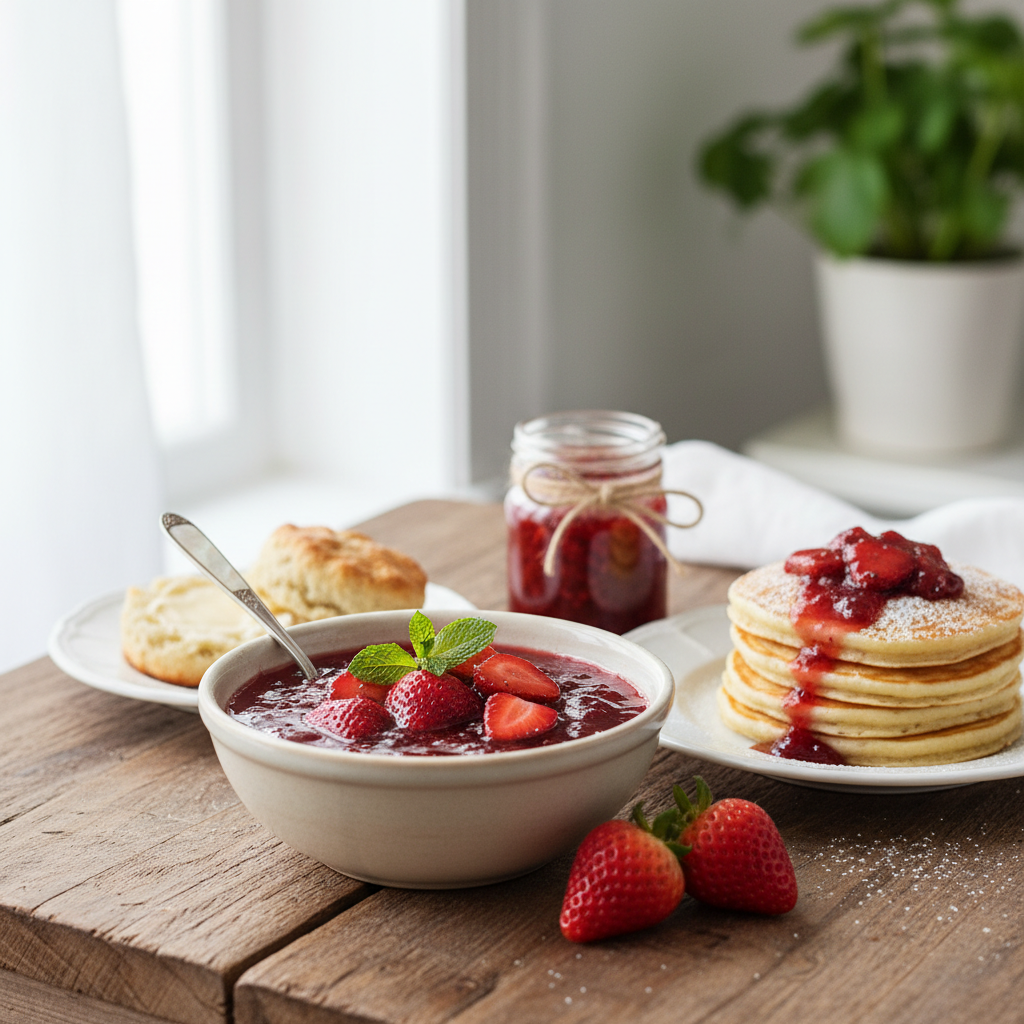 Photo de Recette de la confiture aux fraises maison et parfumée