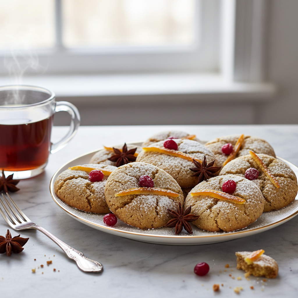 Photo de Recette de cookies de noël merveille d'hiver aux épices