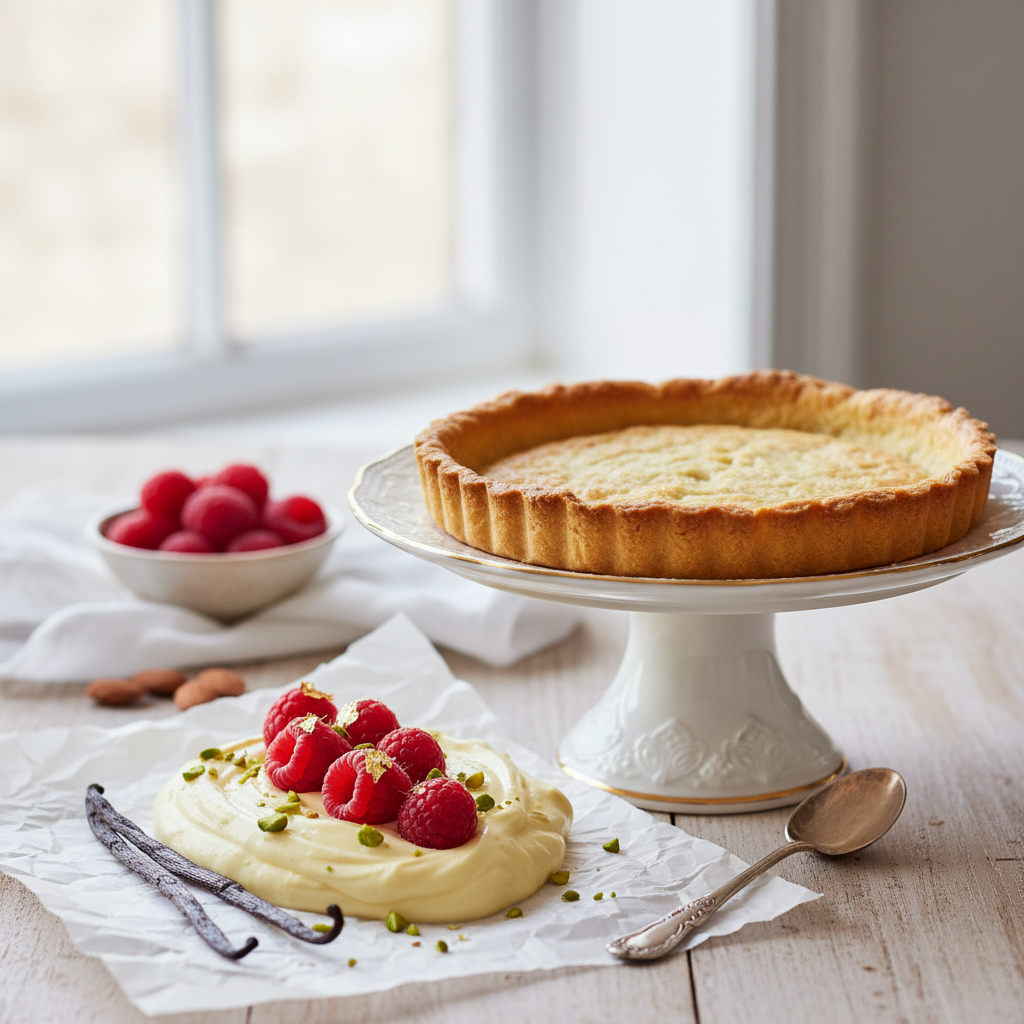 Photo de Recette de pâte à tarte sablée au beurre et à la vanille