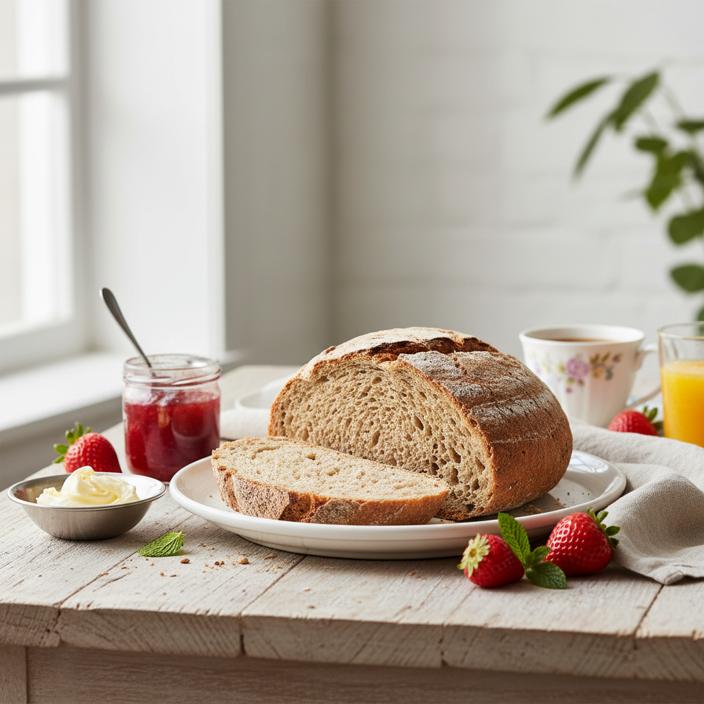 Photo de Recette de pain complet artisanal à la croûte craquante