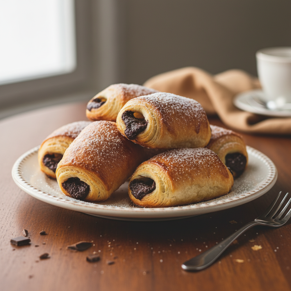 Photo de Recette des pains au chocolat pur beurre croustillants