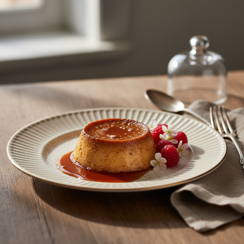 Photo de Recette de flan sans pâte express et fondant