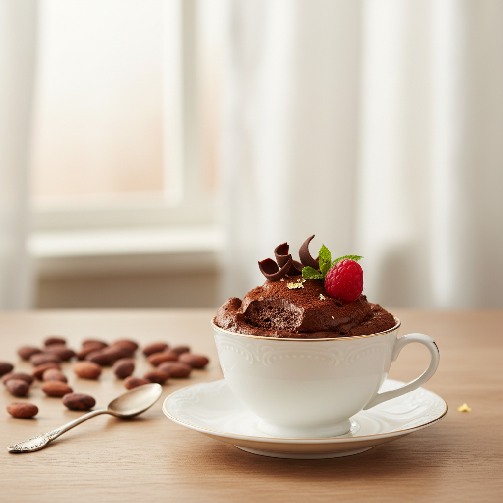 Photo de Recette de la mousse au chocolat fondante et inratable