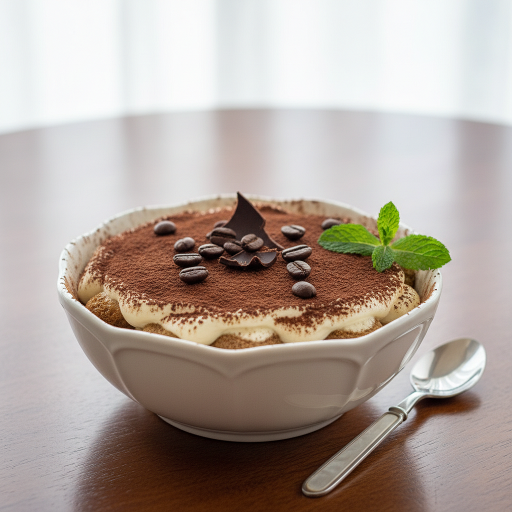 Photo de Recette de la tiramisu italien traditionnel et crémeux