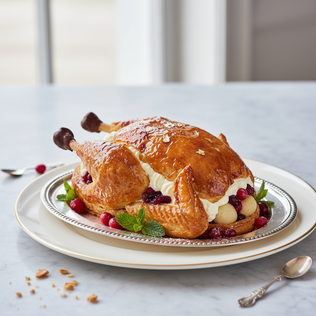 Photo de Recette du rôti de dinde au four tendre et moelleux