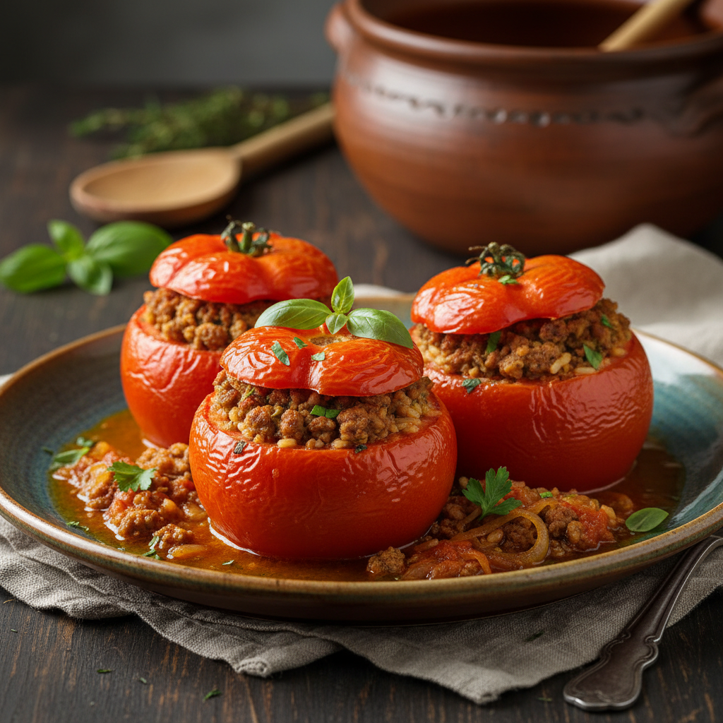 Photo de Recette de tomates farcies traditionnelles et juteuses