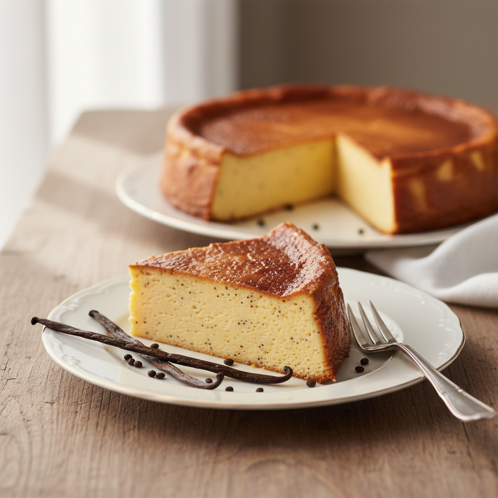 Photo de Recette du flan pâtissier traditionnel à la vanille