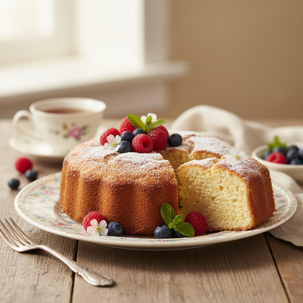 Photo de Recette du gâteau au yaourt aérien façon grand-mère